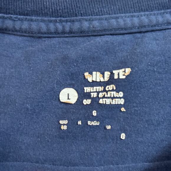 Villanova Nova Nation Cropped T-shirt Size Large Nike Navy Blue - Picture 8 of 13